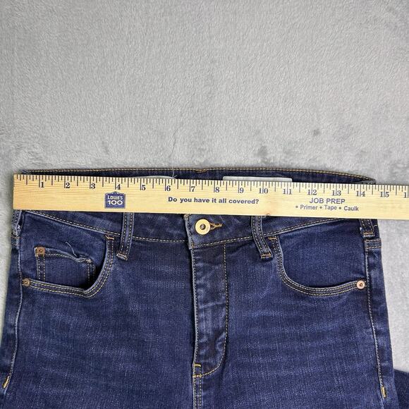 Pilcro Jeans Womens 29 High Rise Bootcut Jeans Button Hem Elevated Basic Boho - Picture 4 of 8